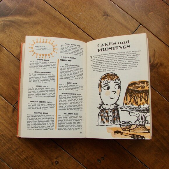 Vintage Woman's Day Collector's Cook Book 1960 Retro Cute Colour Pics 1st Ed - Picture 9 of 13